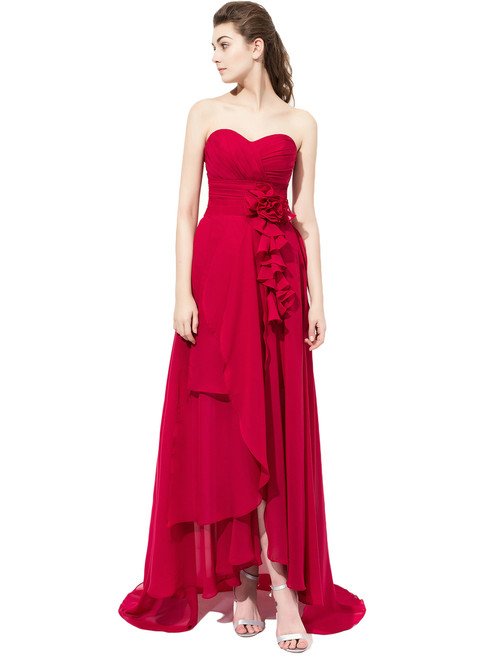 High Low Chiffon Dress